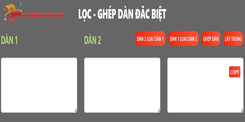 Tạo dàn đề đặc biệt bằng cách lọc - ghép